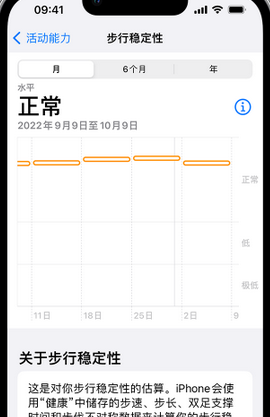 沛县iPhone手机维修如何在iPhone开启'步行稳定性通知'