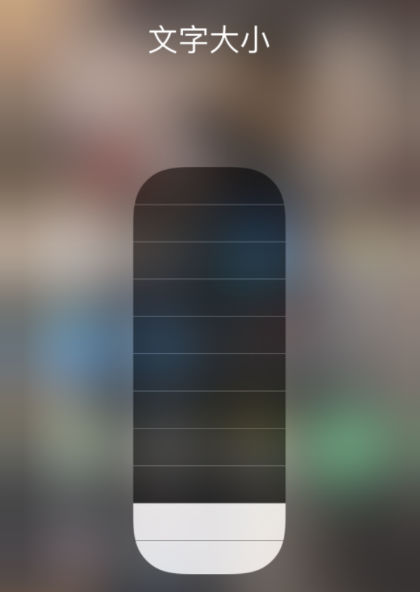 沛县苹果手机维修分享小技巧：在 iPhone 控制中心快速调节字体大小 